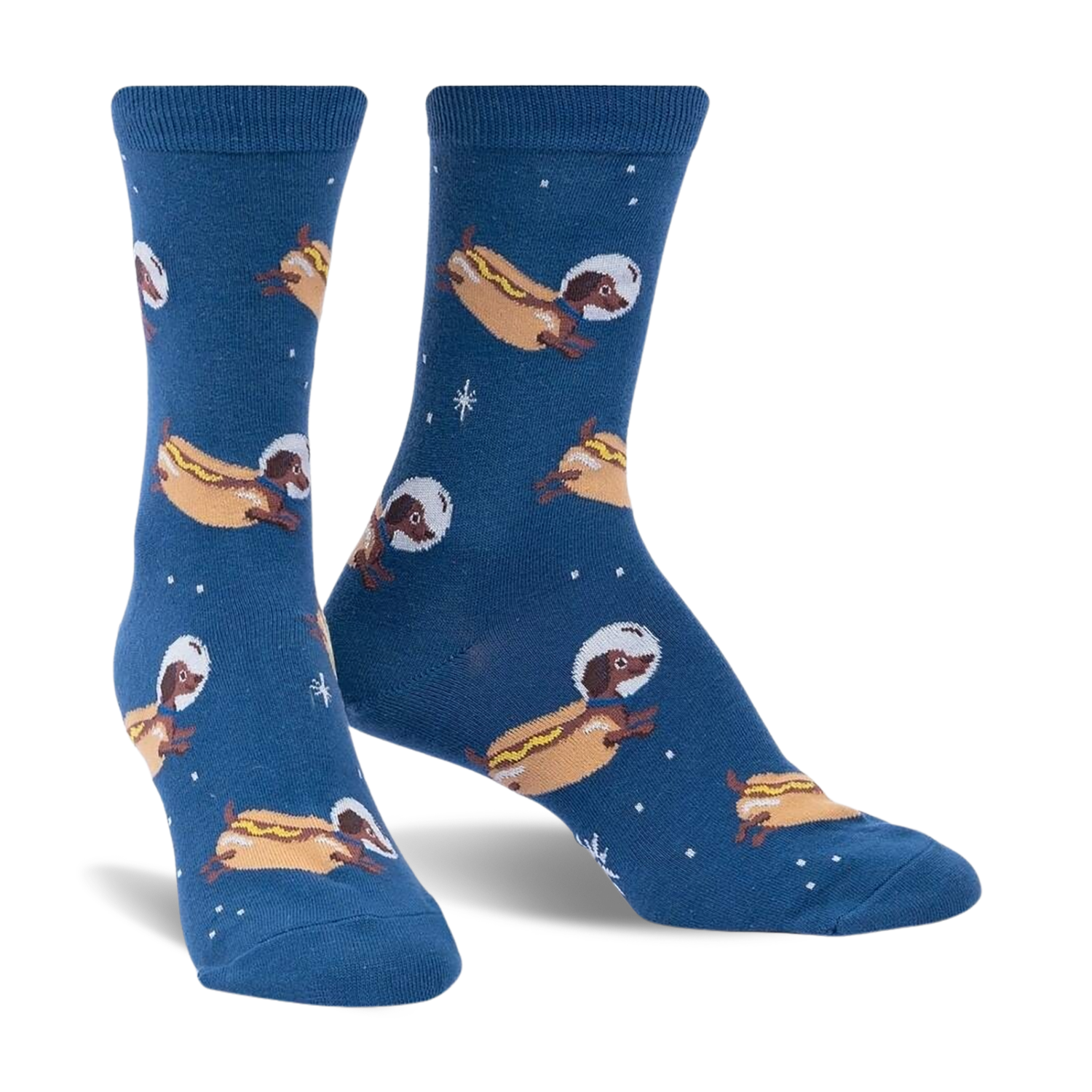 Socks, Dachshund, Weiner Dogs In Space! Glow in the Dark, Crew Length
