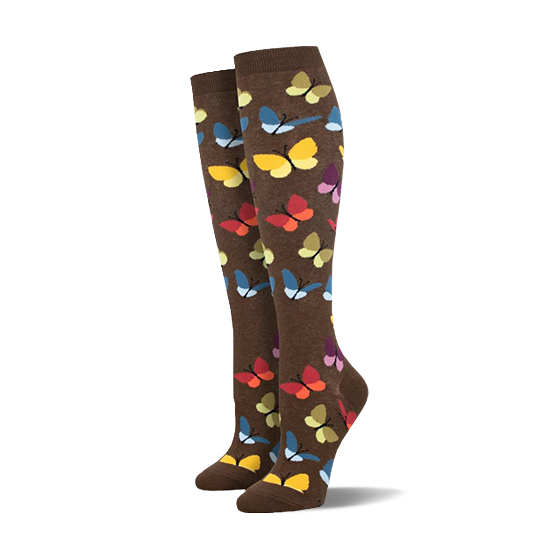 Socks, Wind Beneath Our Wings, Butterfly, Butterflies, Knee Length