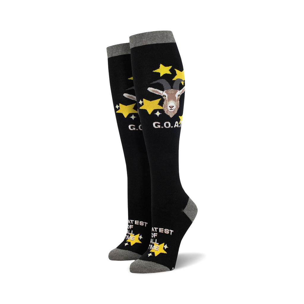 Socks, Goats, G.O.A.T., Knee Length