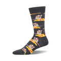 Socks, You Wanna Pizza Me?, Pizza, Crew Length