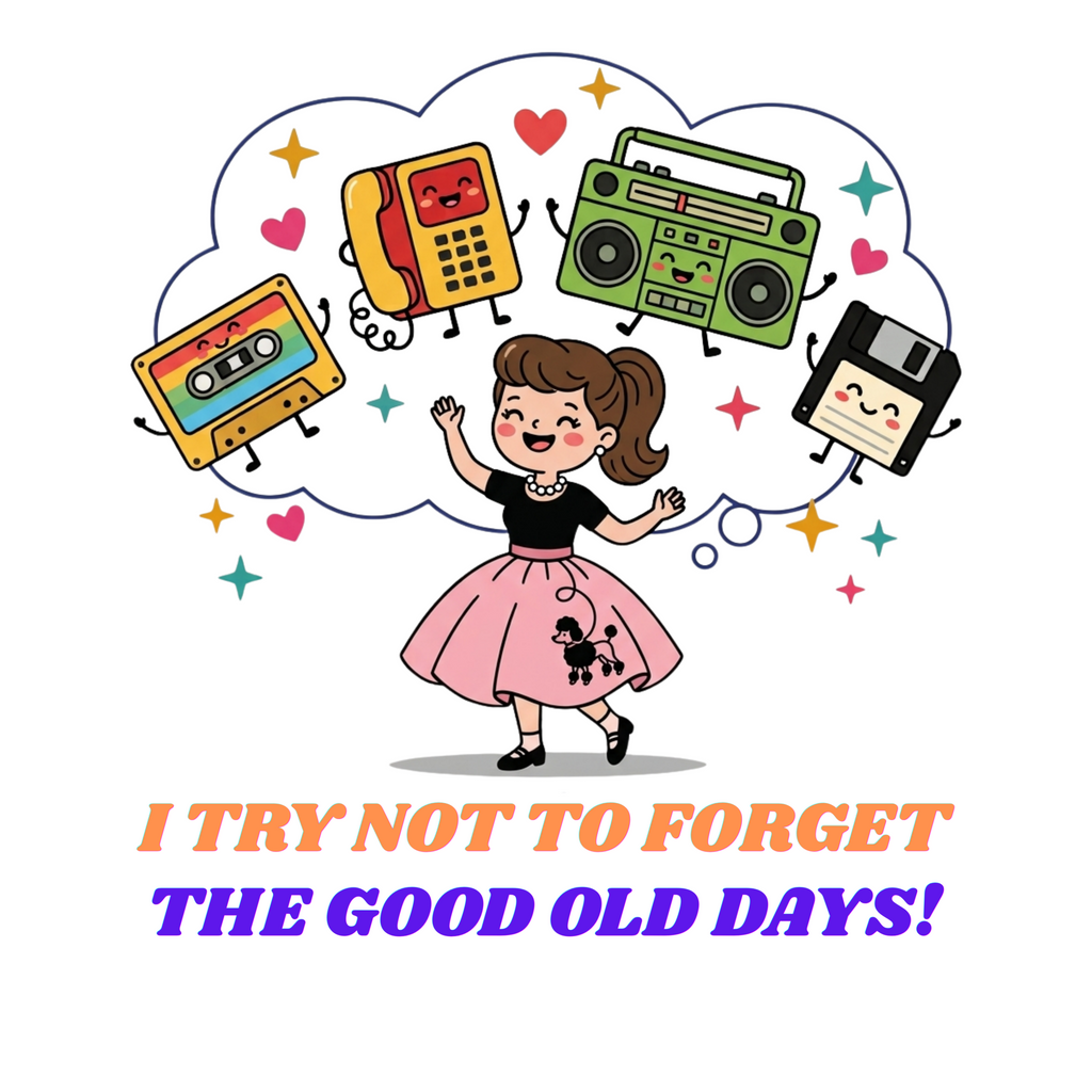 Retro Nostalgia Tee | "I Try Not To Forget The Good Old Days