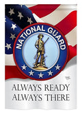 Army National Guard 2 Sided Garden Flag Always Ready Always There