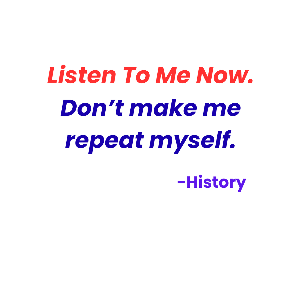 Text on a white background with red, blue, and purple text.