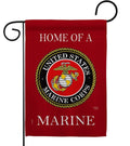 Home Of A Marine Garden Flag 2 Sided United States Marine Corps