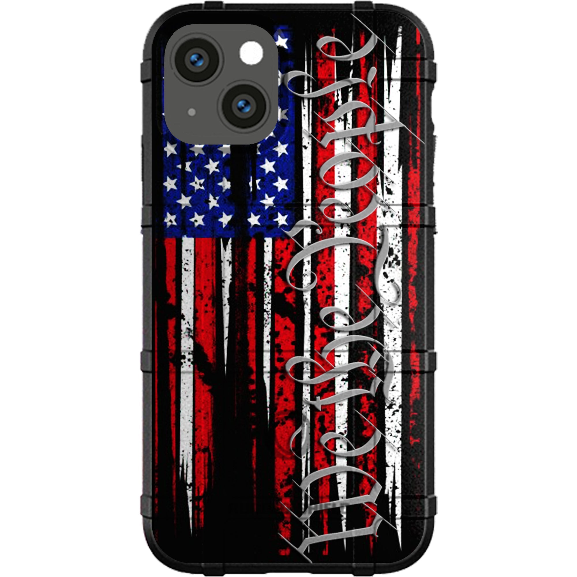 Tattered USA Flag, We The People, Constitution, Custom Printed Case Design