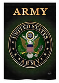 US Army 2 Sided Military Garden Flag