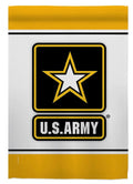 US Army Garden Flag 2 Sided White Yellow