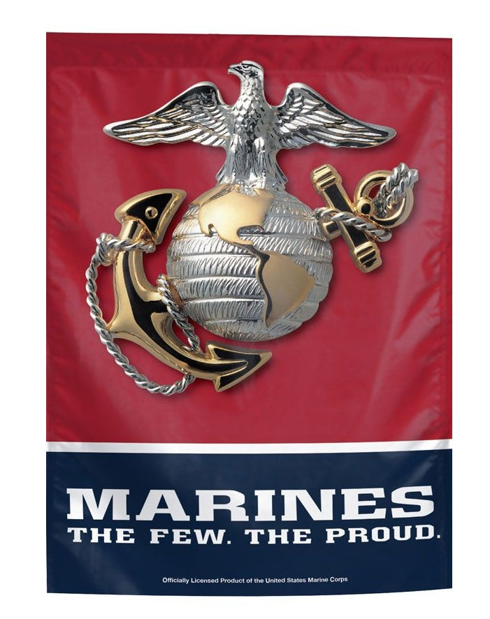 US Marines Garden Flag Single Sided