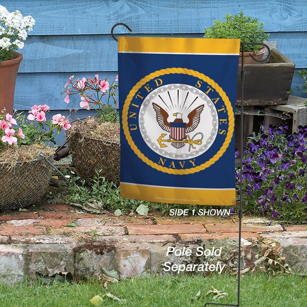 US Navy Garden Flag Single Sided