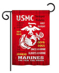 USMC 2 Sided Always A Marine Garden Flag
