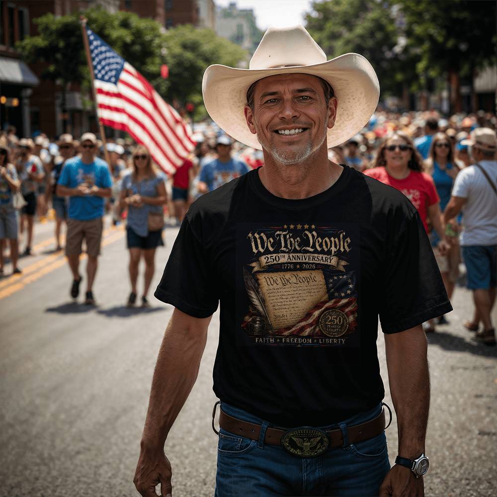 250th USA Anniversary, We The People, T-Shirt, Tee, 1776-2026
