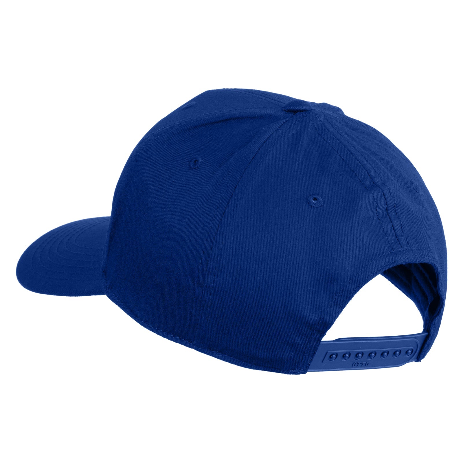 Blue baseball cap on a white background
