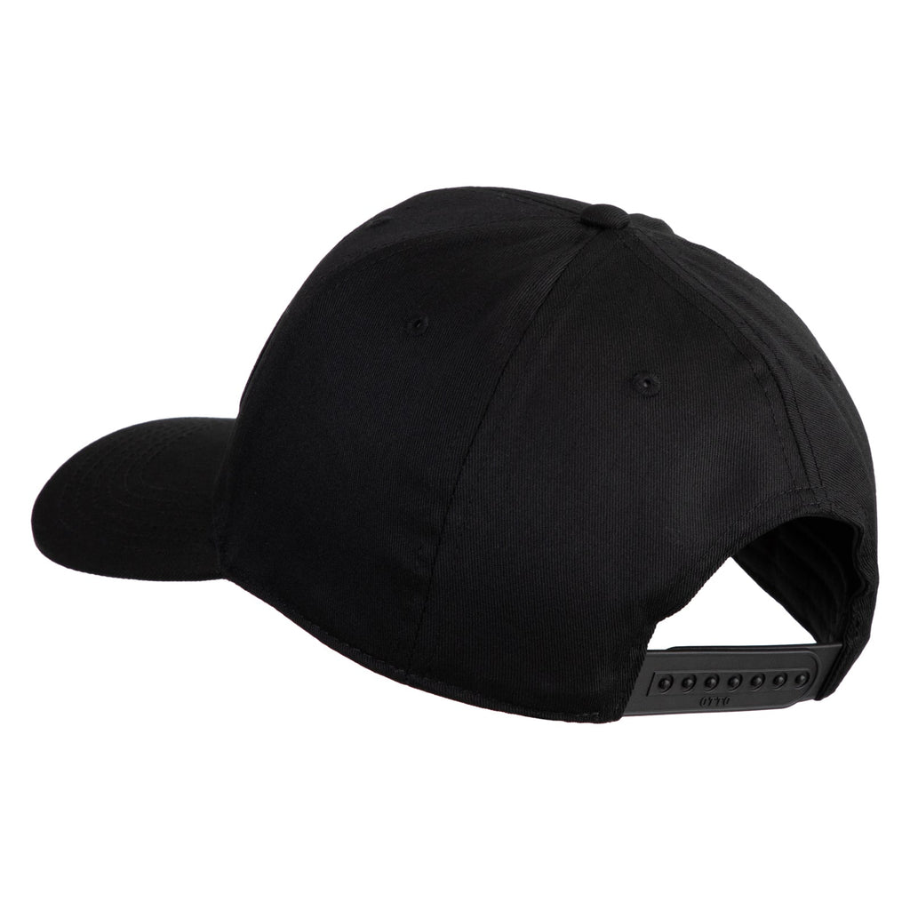 Black cap on a white background