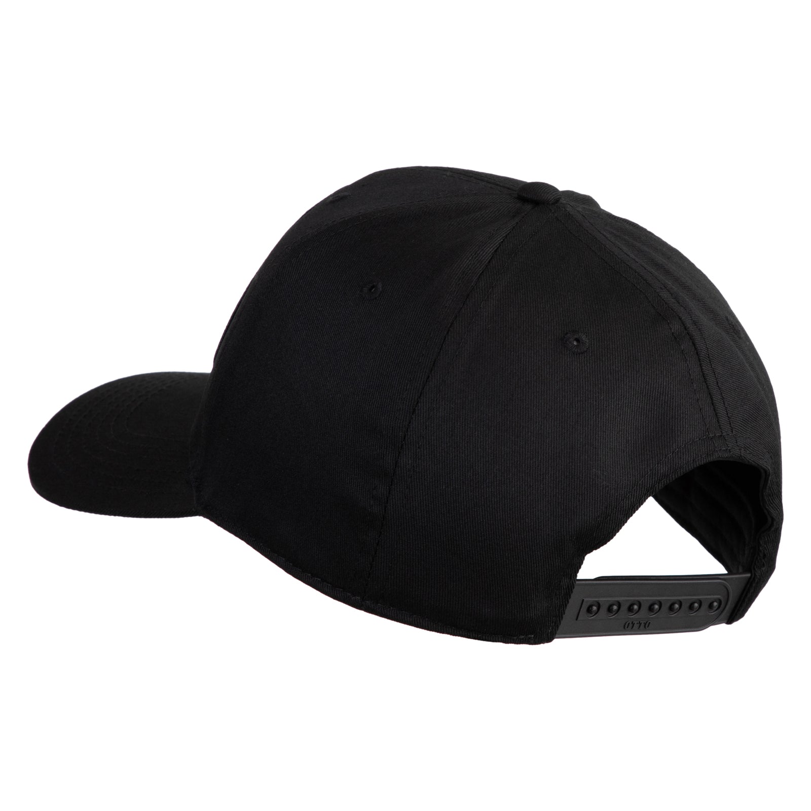 Black cap on a white background
