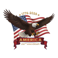 Happy 250th Anniversary To The USA, Eagle T-Shirt,1776-2026