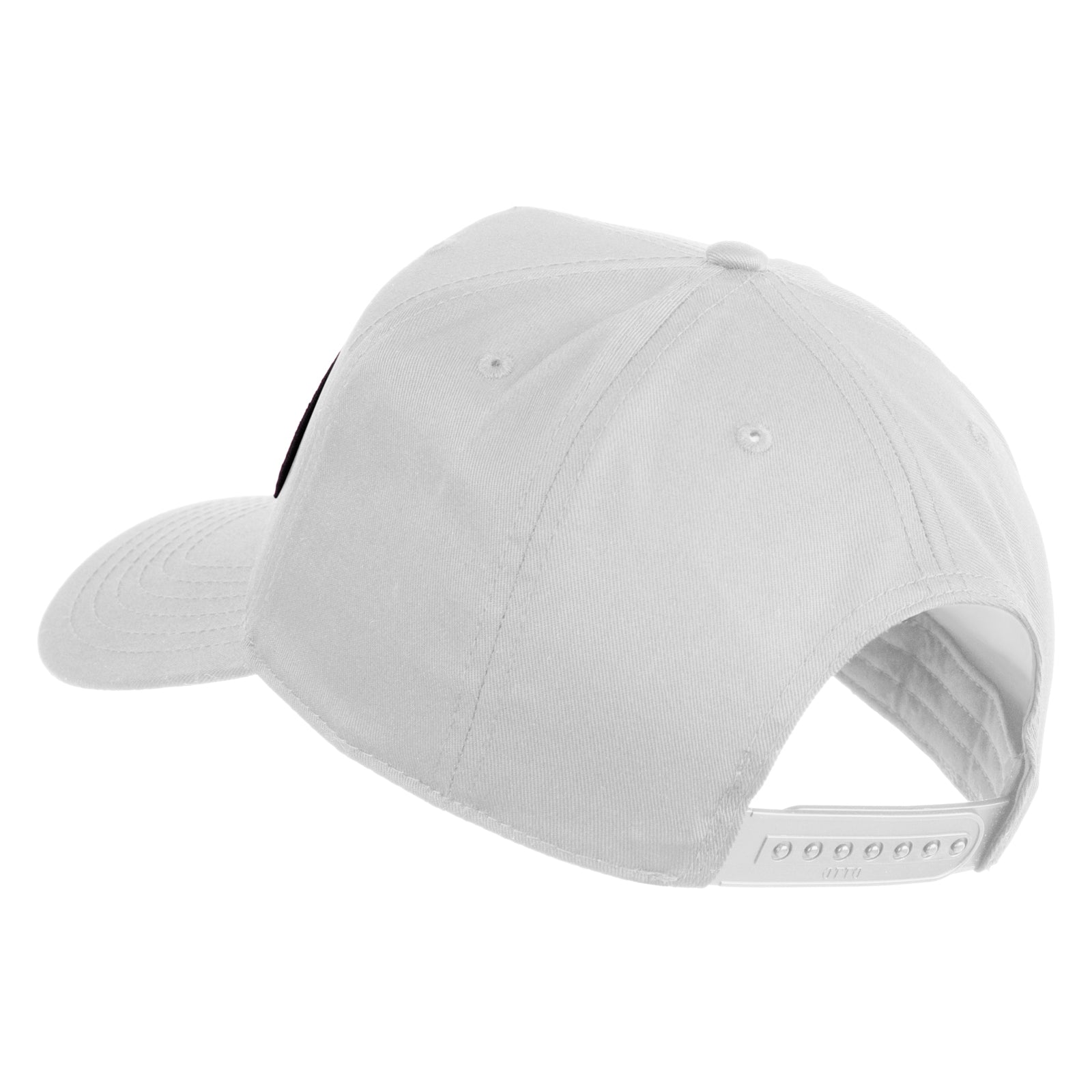 Gray baseball cap on a white background