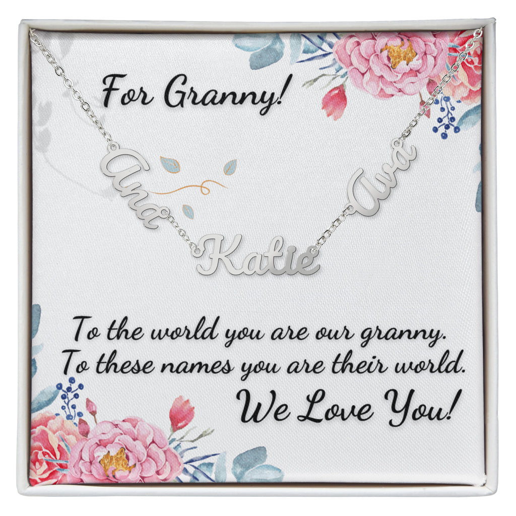For Granny! Custom Grandchildrens' Names Necklace