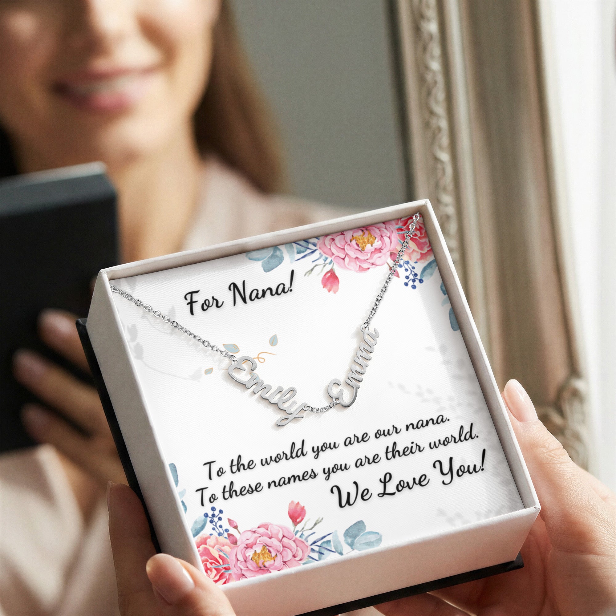 For Nana! Custom Grandchildrens' Names Necklace