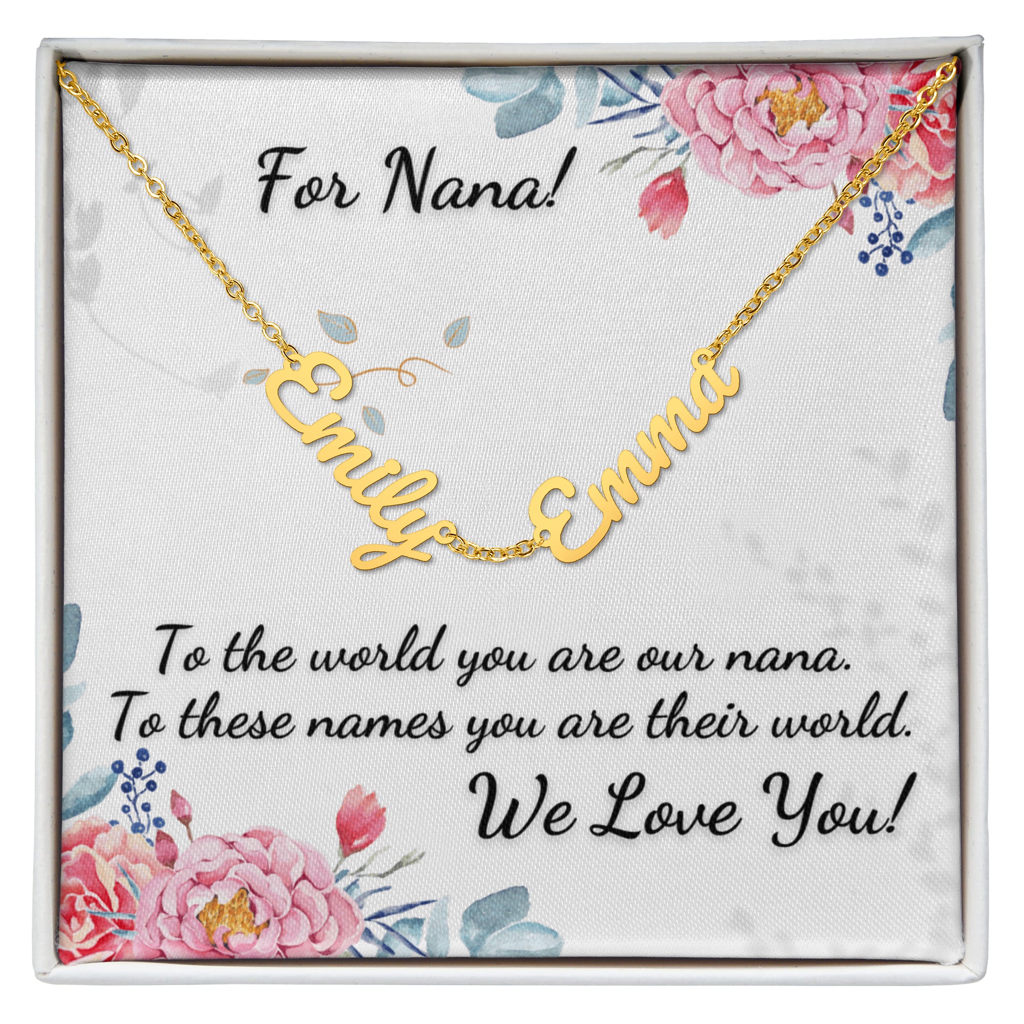 For Nana! Custom Grandchildrens' Names Necklace