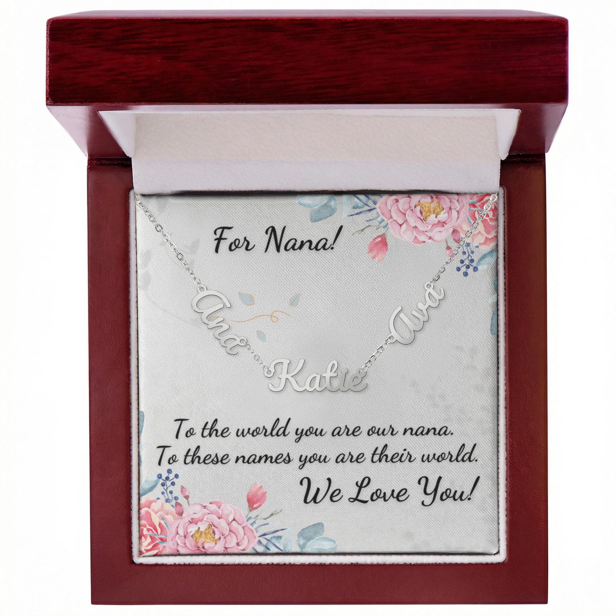 For Nana! Custom Grandchildrens' Names Necklace