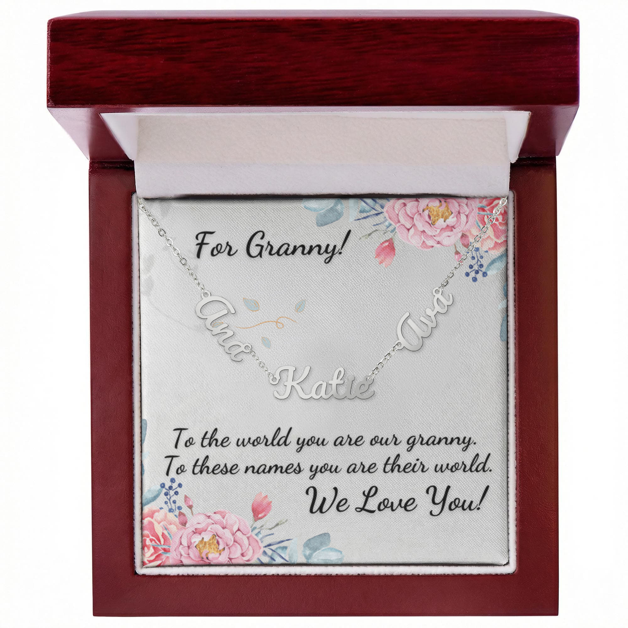 For Granny! Custom Grandchildrens' Names Necklace