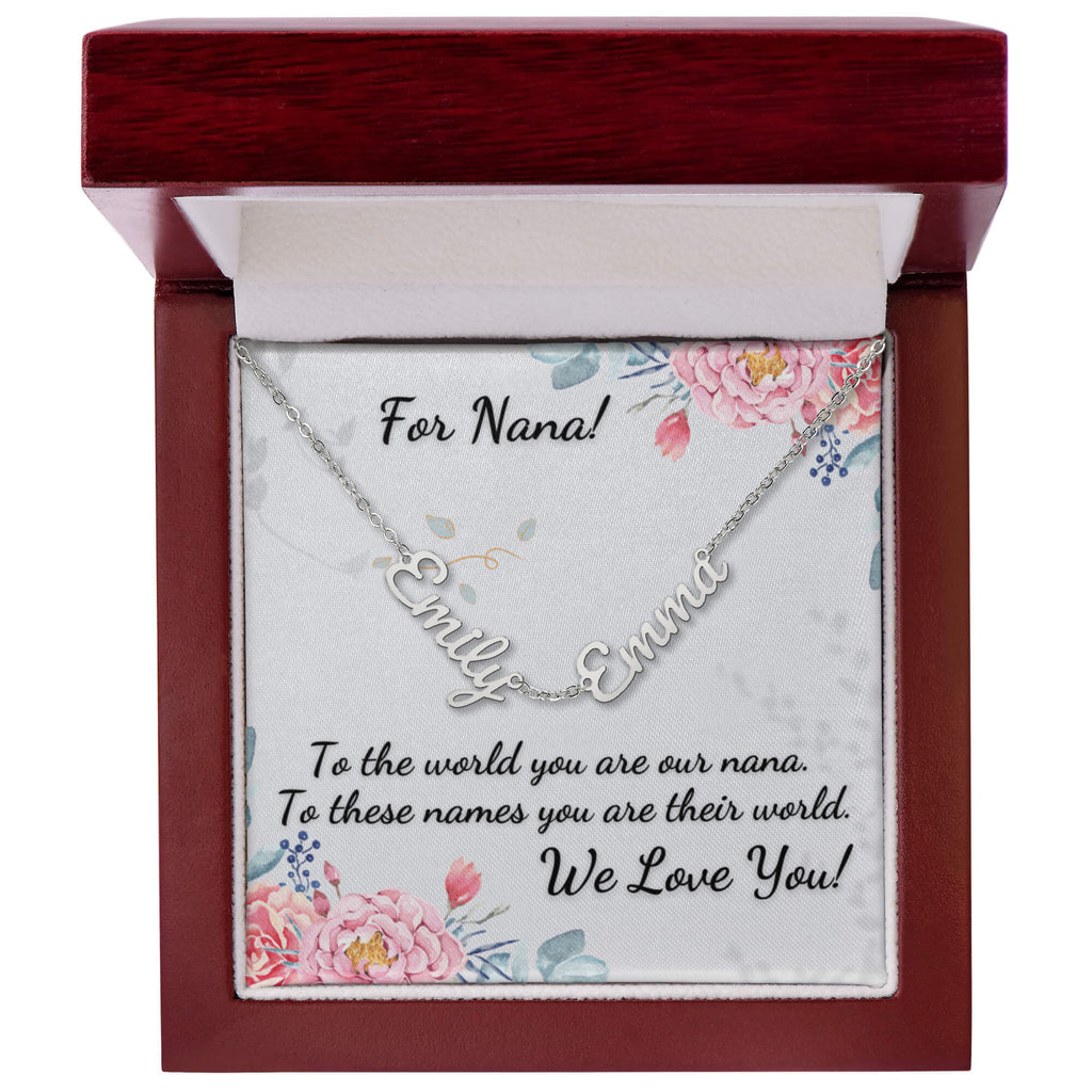 For Nana! Custom Grandchildrens' Names Necklace