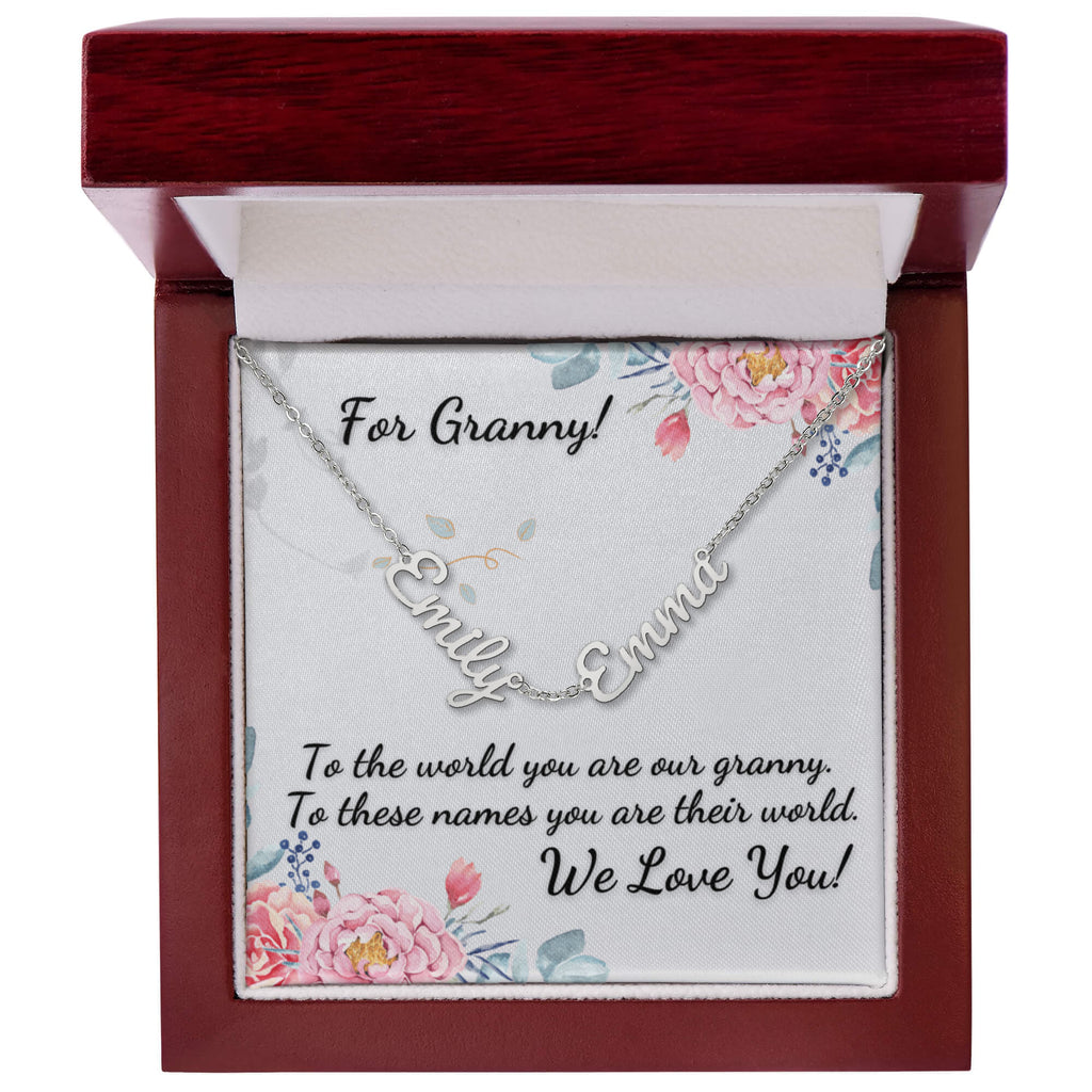 For Granny! Custom Grandchildrens' Names Necklace