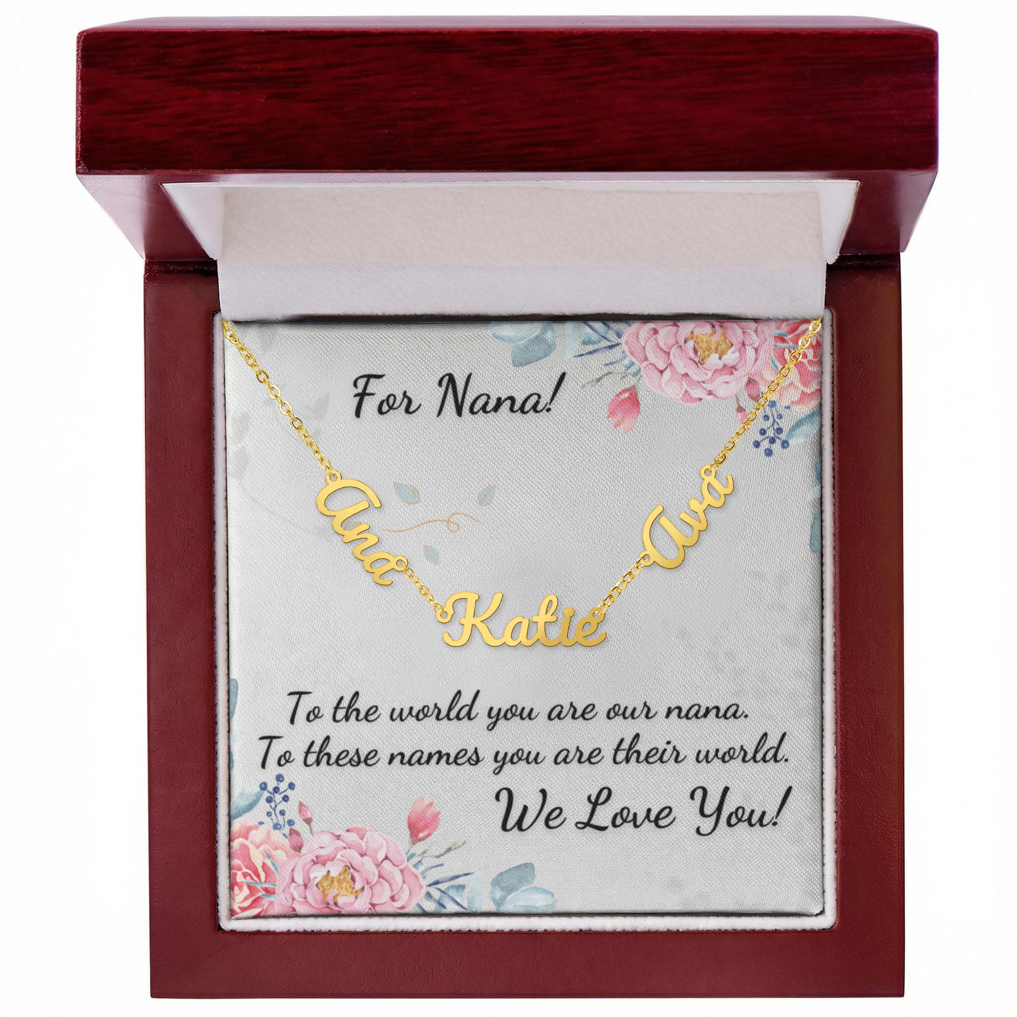 For Nana! Custom Grandchildrens' Names Necklace