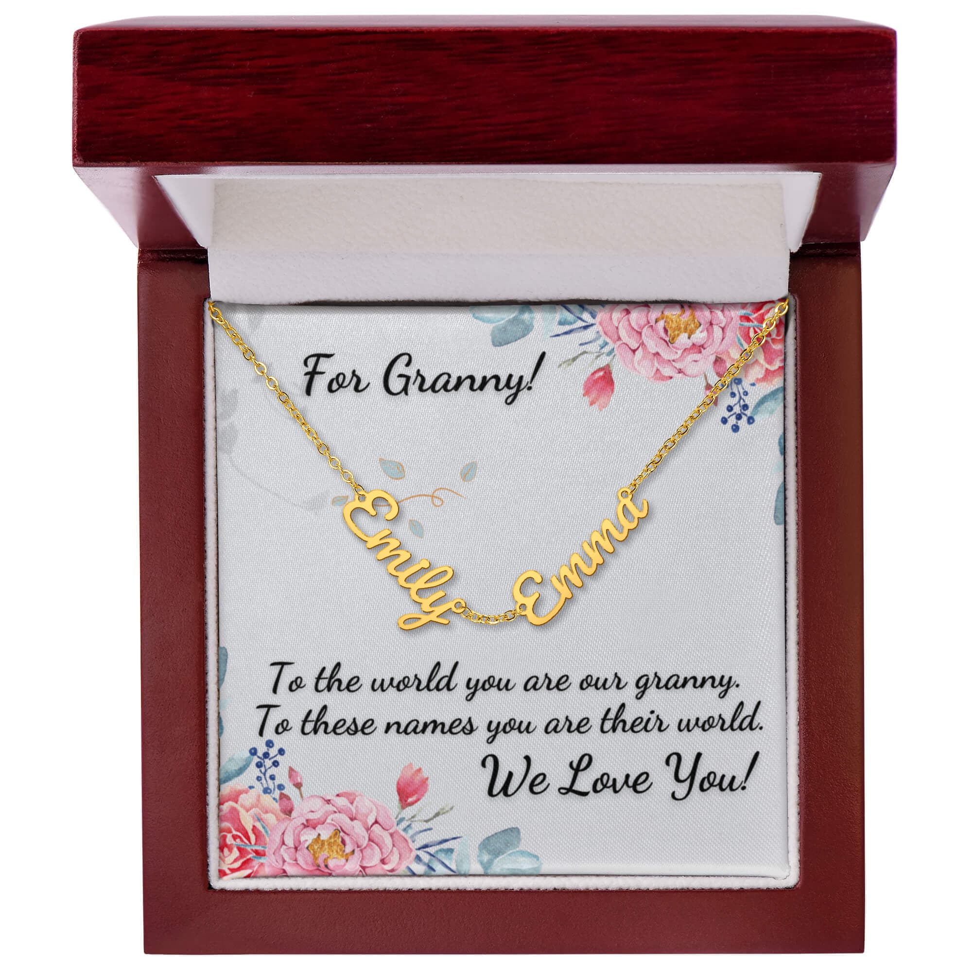 For Granny! Custom Grandchildrens' Names Necklace