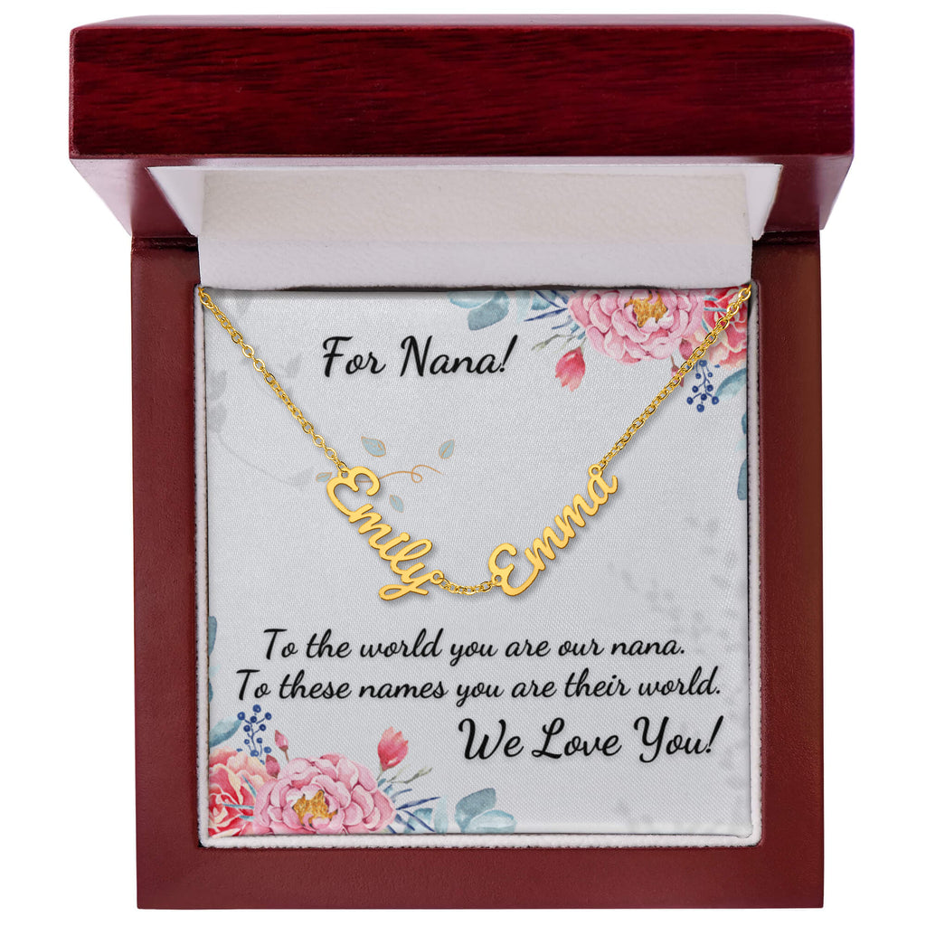 For Nana! Custom Grandchildrens' Names Necklace