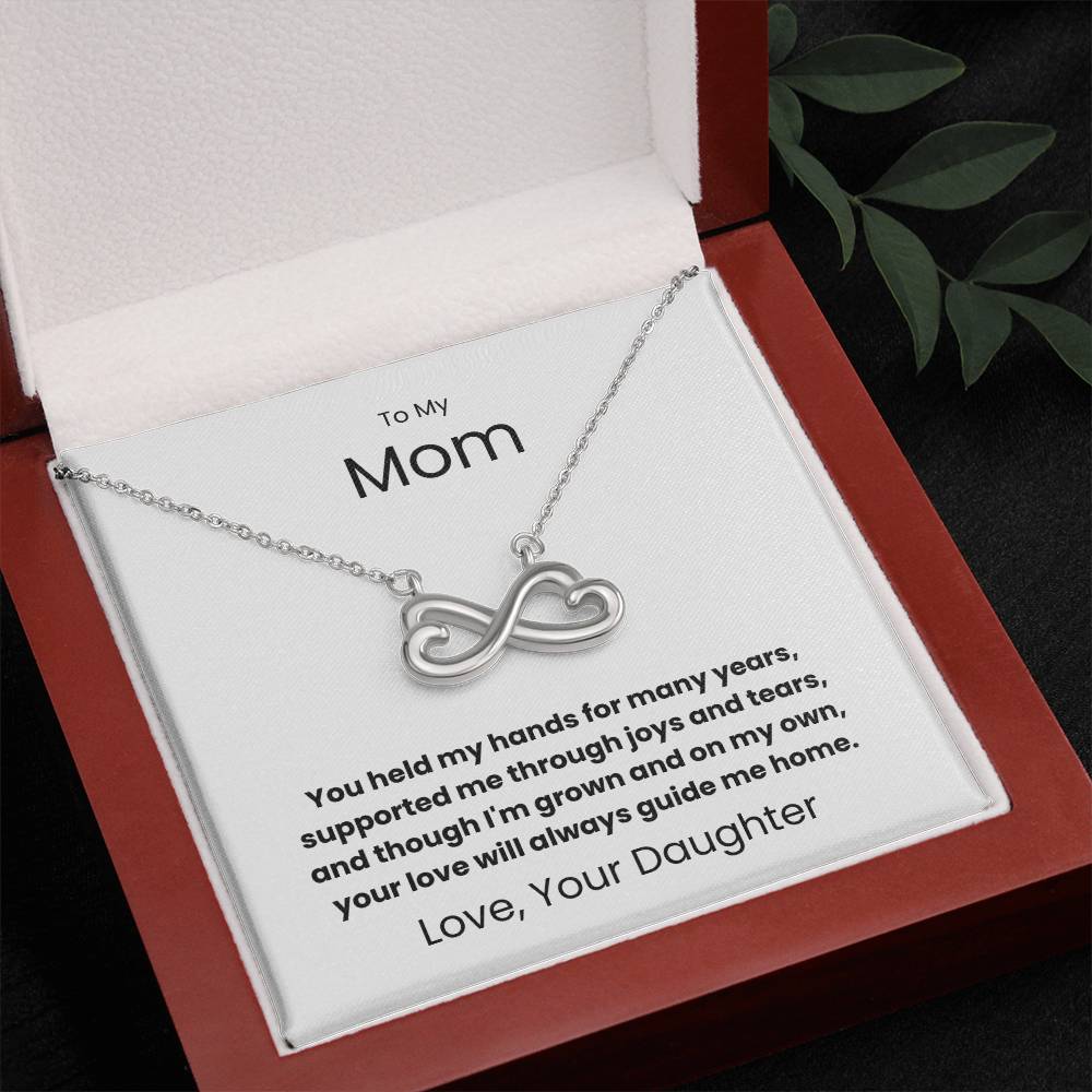 Mom - Endless Love Necklace - From Daughter - Guide Me Home