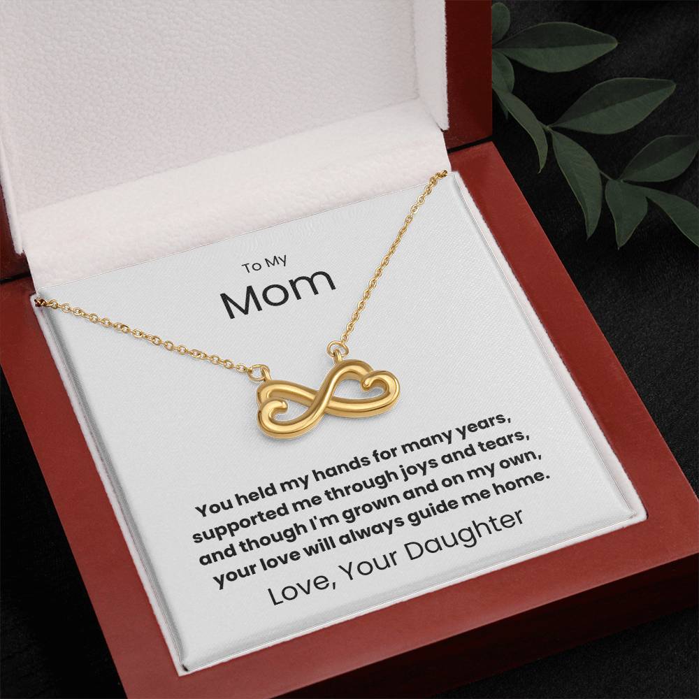 Mom - Endless Love Necklace - From Daughter - Guide Me Home