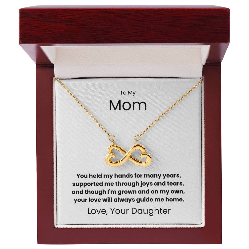 Mom - Endless Love Necklace - From Daughter - Guide Me Home