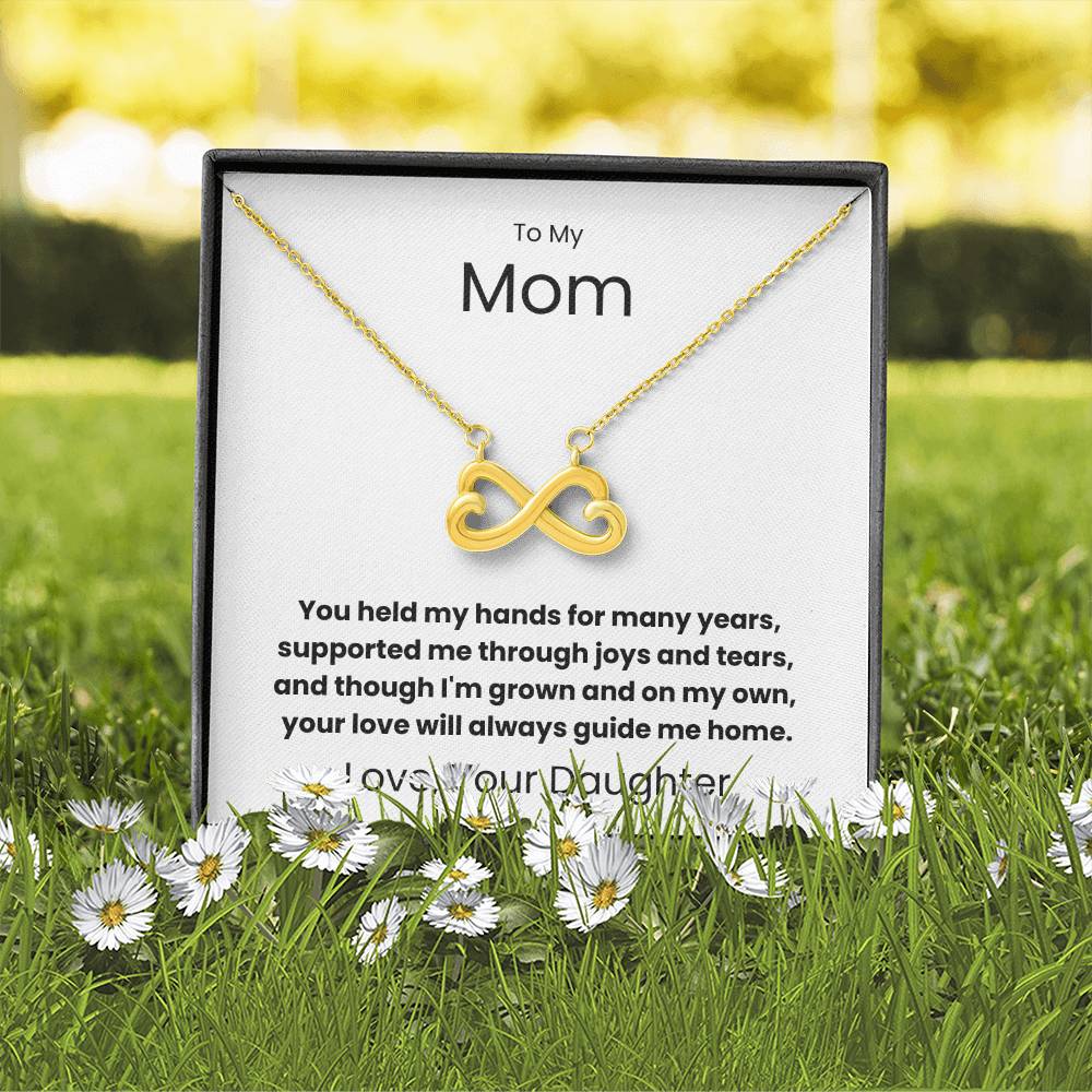 Mom - Endless Love Necklace - From Daughter - Guide Me Home