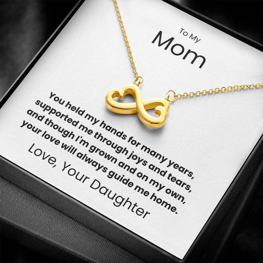 Mom - Endless Love Necklace - From Daughter - Guide Me Home