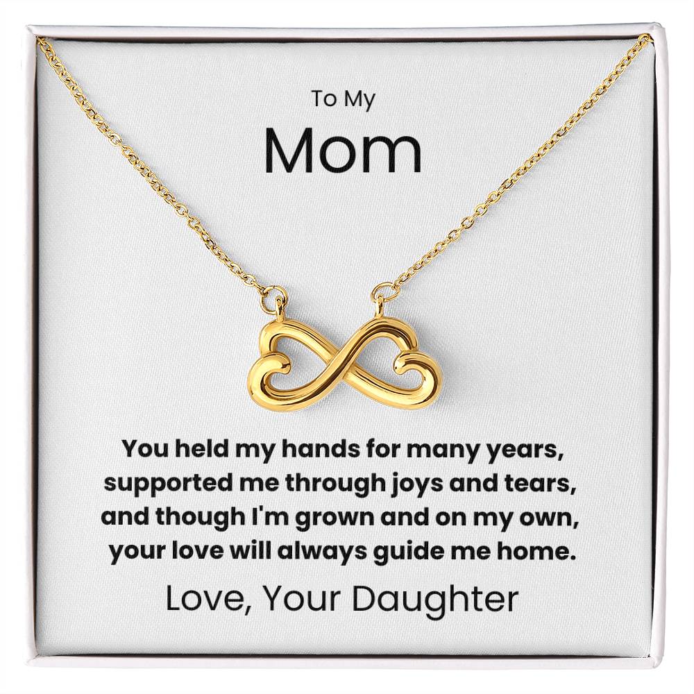 Mom - Endless Love Necklace - From Daughter - Guide Me Home