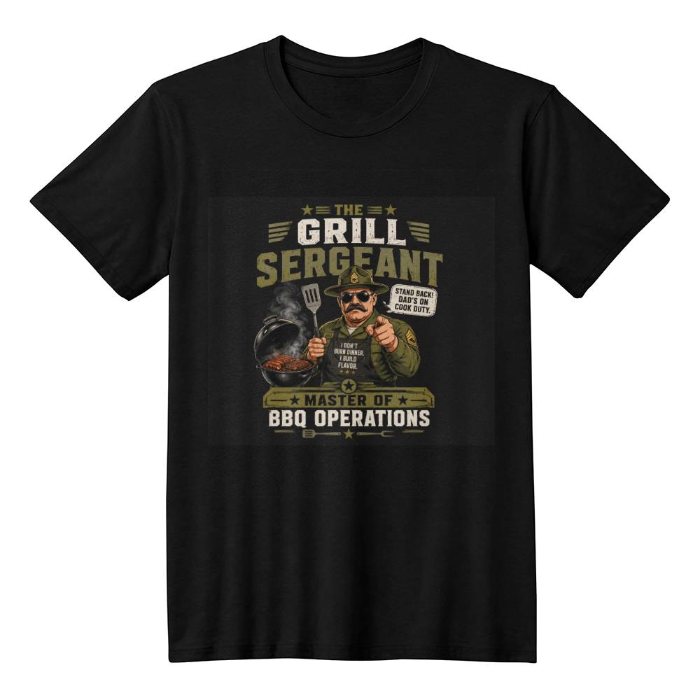 Grill Sergeant T-Shirt - Barbeque Master - BBQ Operations