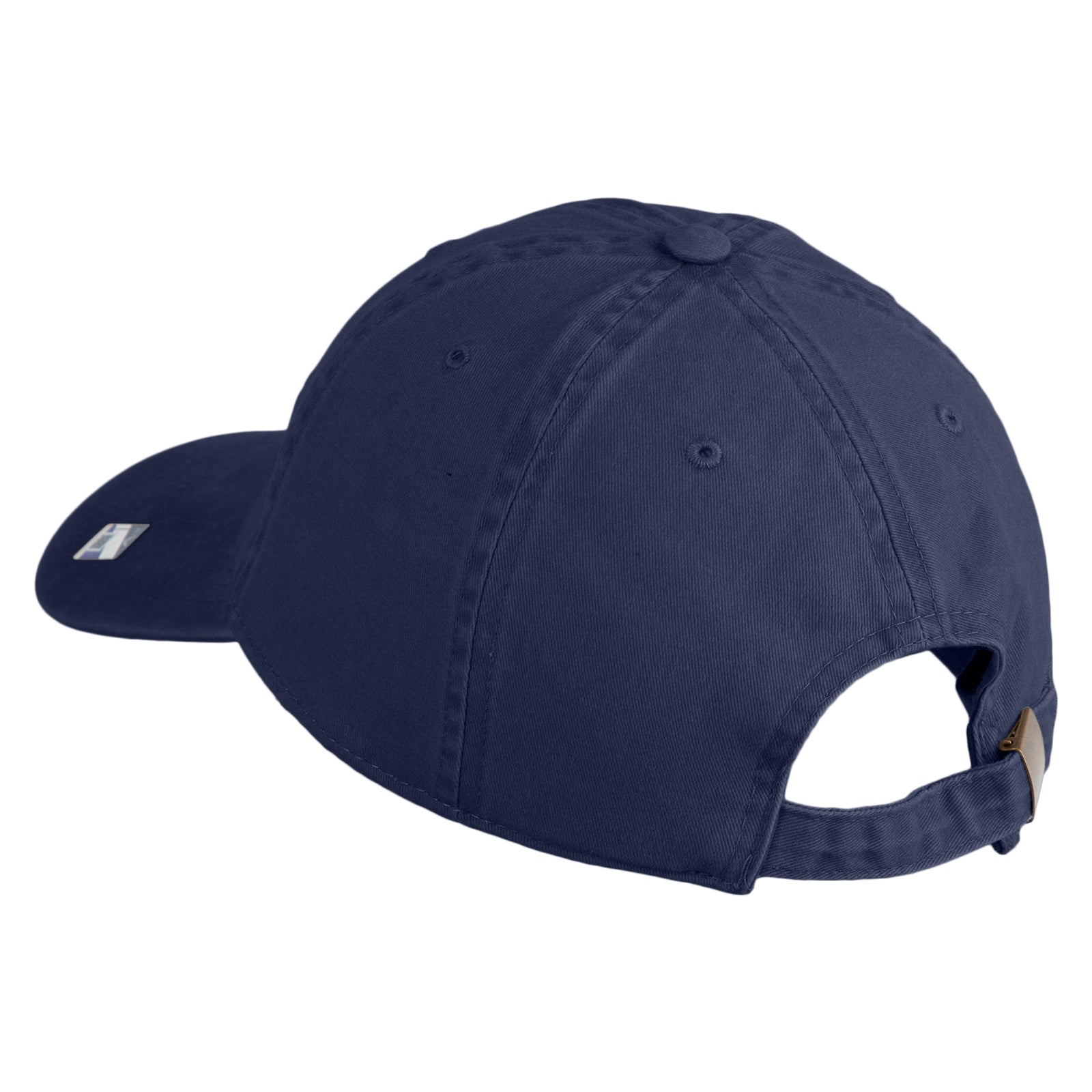 US Space Force Text Embroidered Washed Solid Pigment Dyed Cotton Twill Brass Buckle Cap