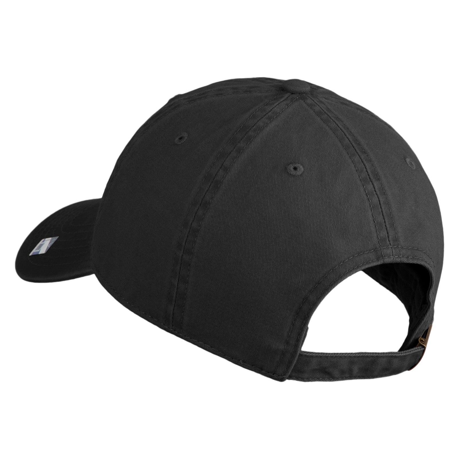Black cap on a white background