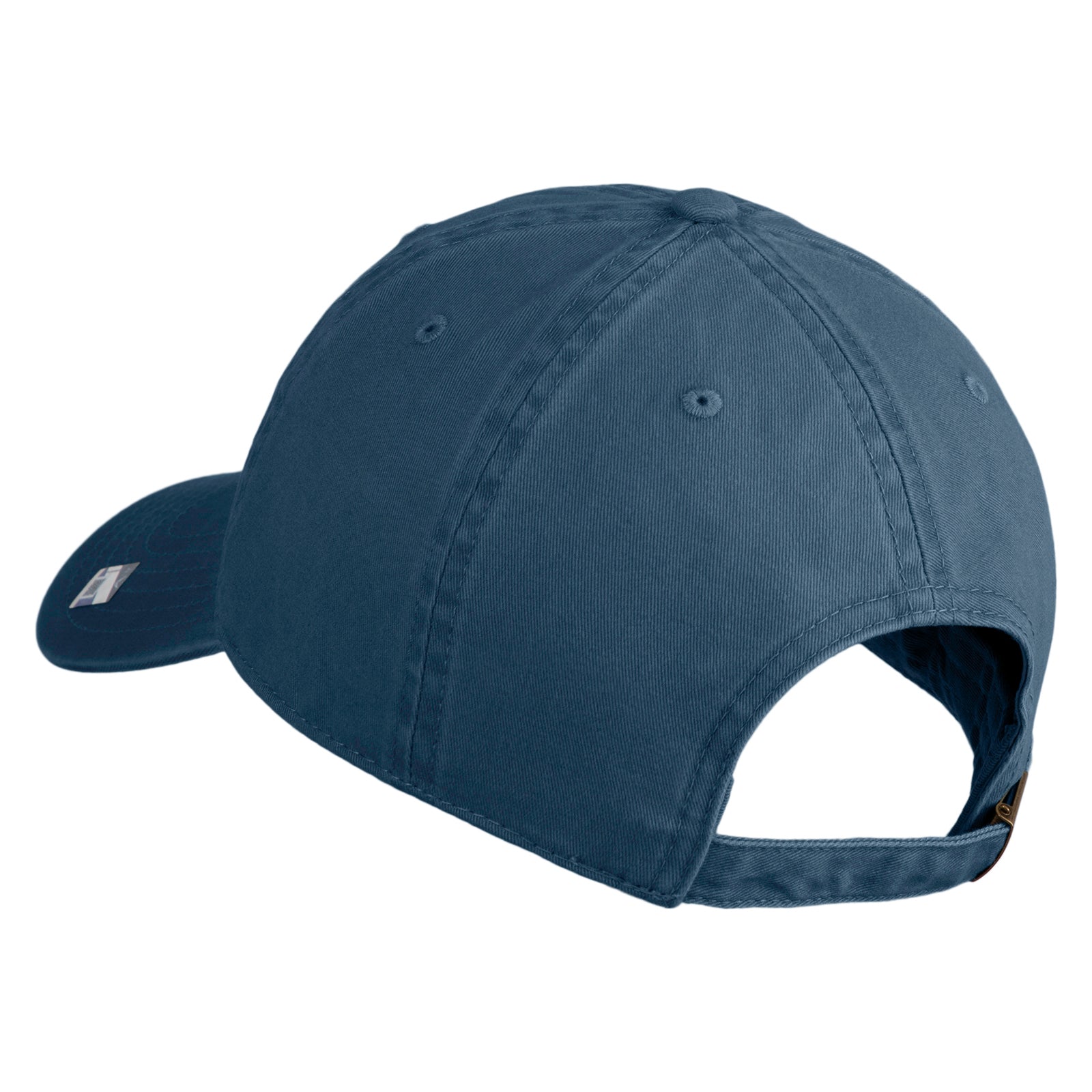 Blue baseball cap on a white background