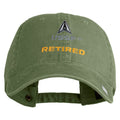 Green cap with USSF Retired logo on a white background
