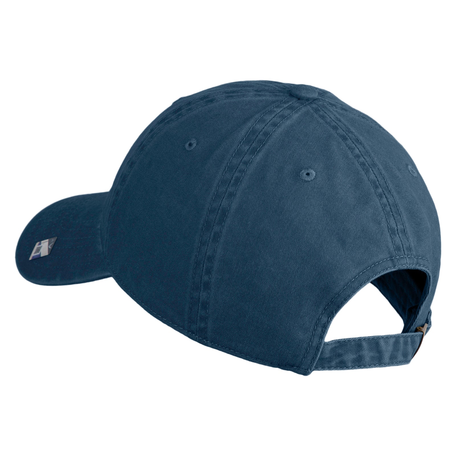 Blue baseball cap on a white background