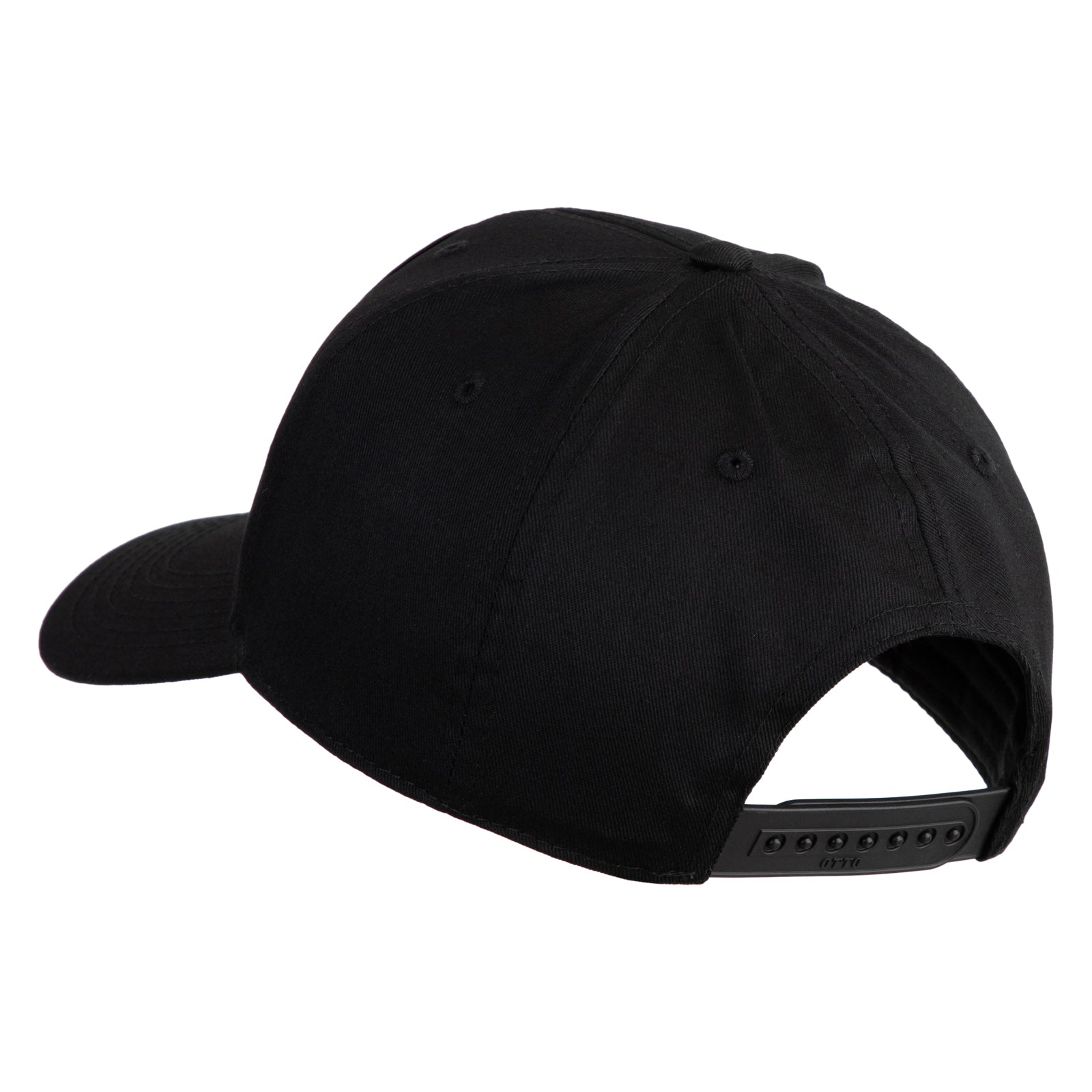 Black cap on a white background