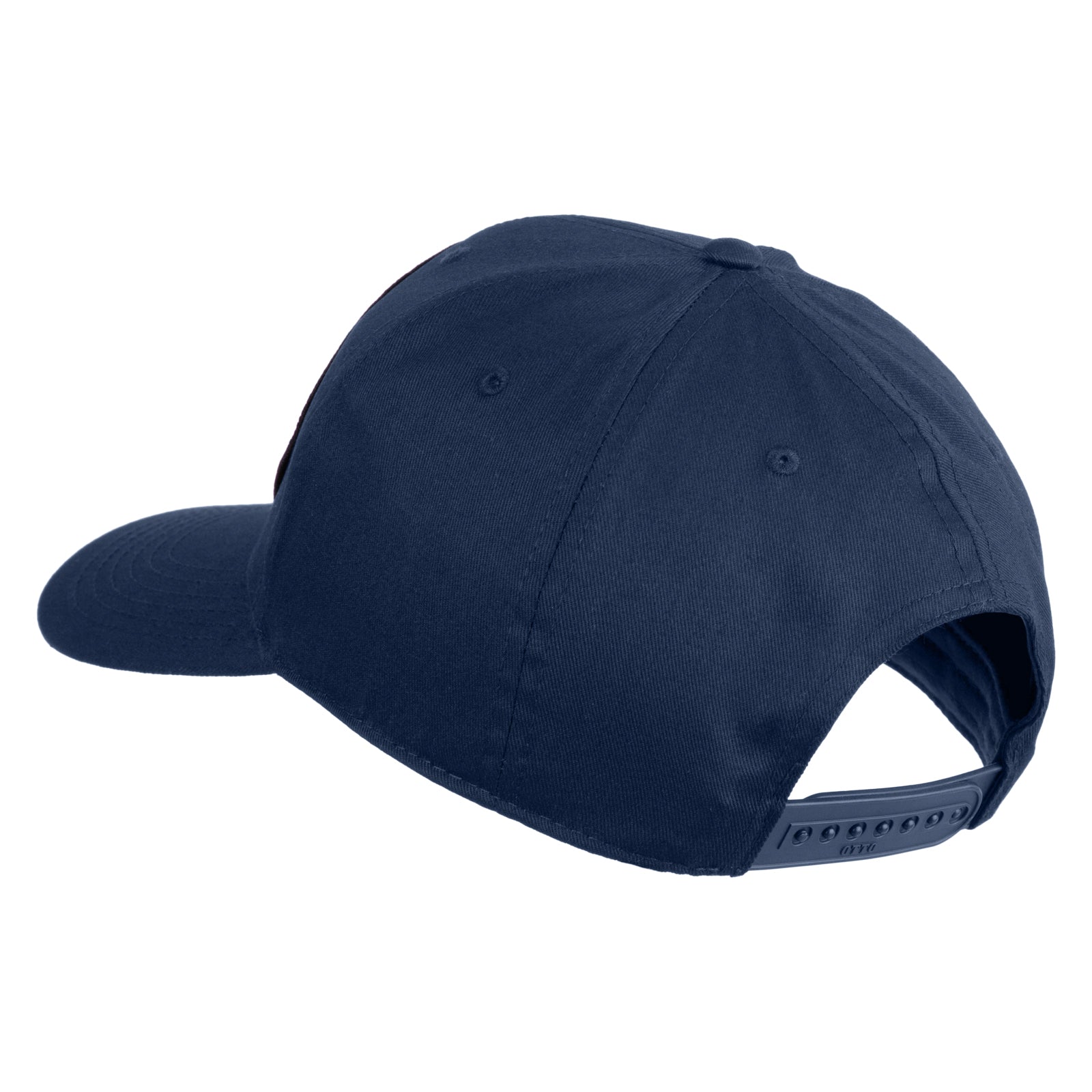 Blue baseball cap on a white background