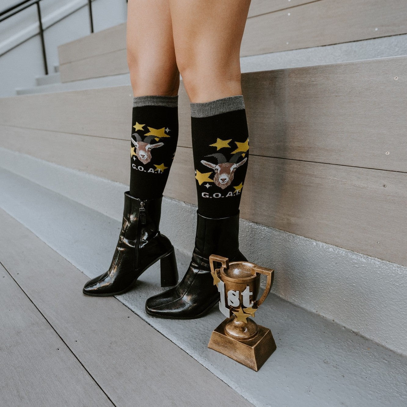 Socks, Goats, G.O.A.T., Knee Length