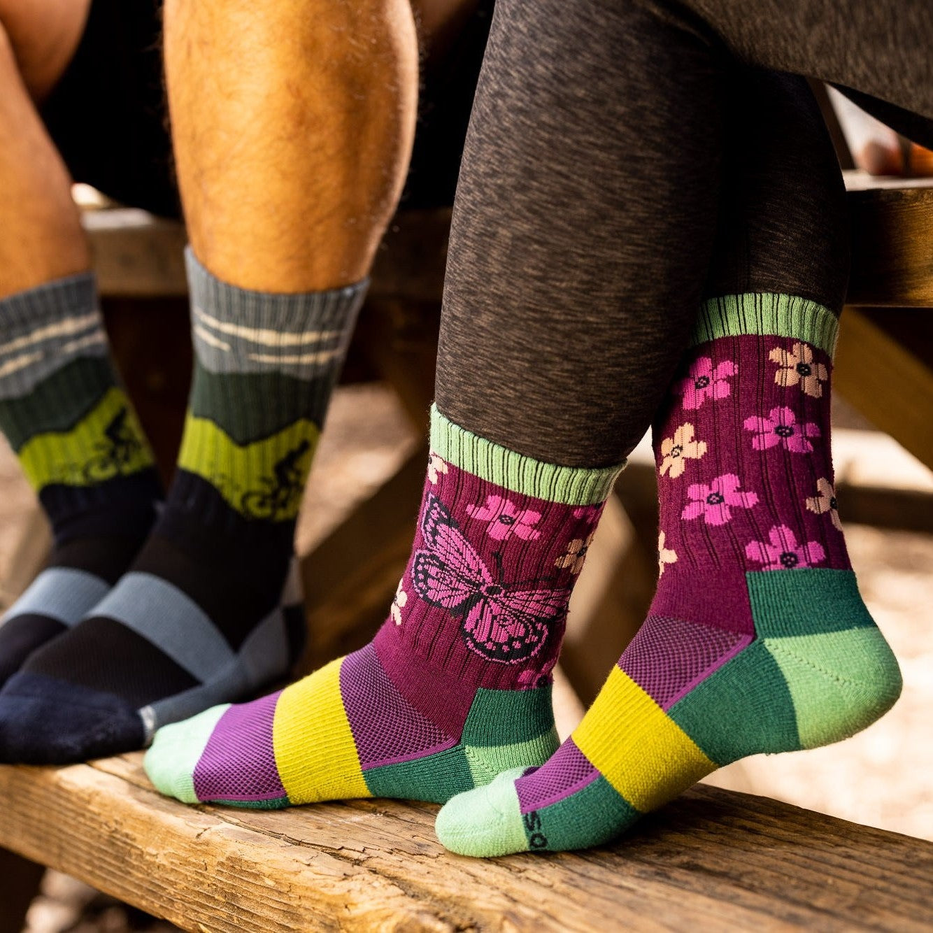 Socks, Wild Wings, Butterflies, Crew Length