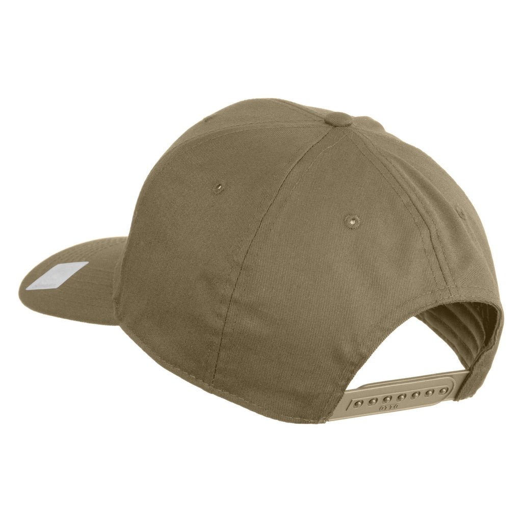 Brown cap on a white background