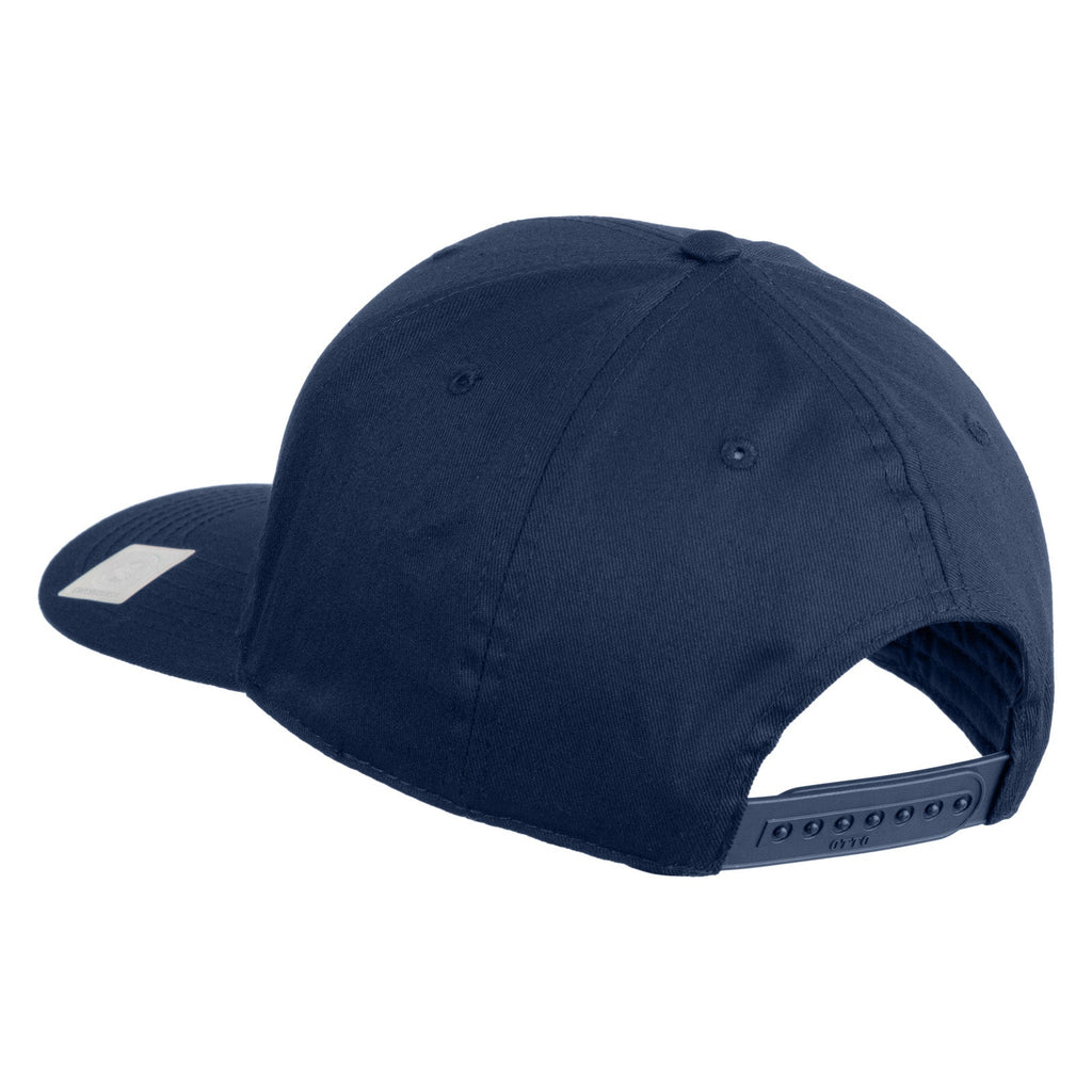 Retired US Navy Embroidered Solid Cotton Twill Pro Style Cap