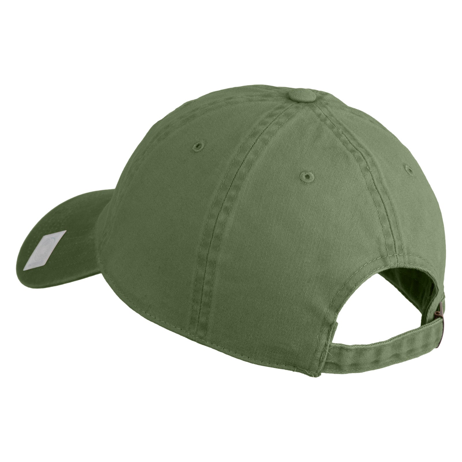 Green baseball cap on a white background