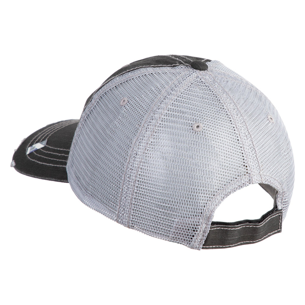 US Space Force Grey Letter Embroidered Low Profile Special Cotton Mesh Cap